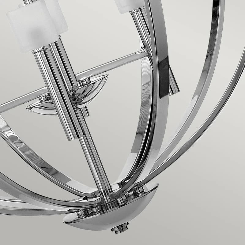 Hinkley/ Fredrick Ramond LED Kroonluchter | 3W 3000K 2400Lm 830 | Dimbaar | Polished Chrome thumbnail 2