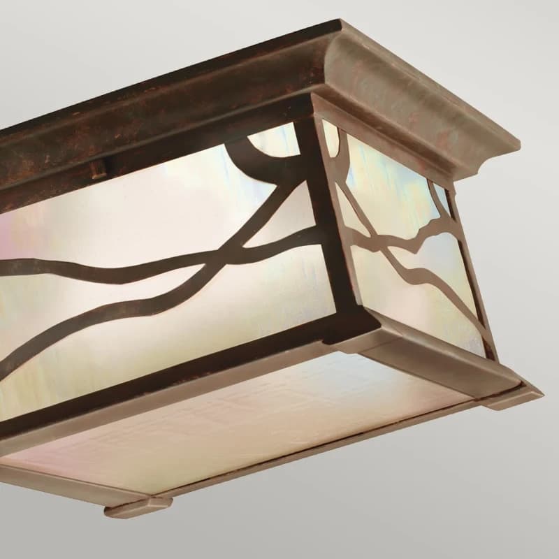 Kichler LED Buitenlamp Morris | 2X E27 Max 60W | IP44 | Dimbaar | Distressed Copper thumbnail 2