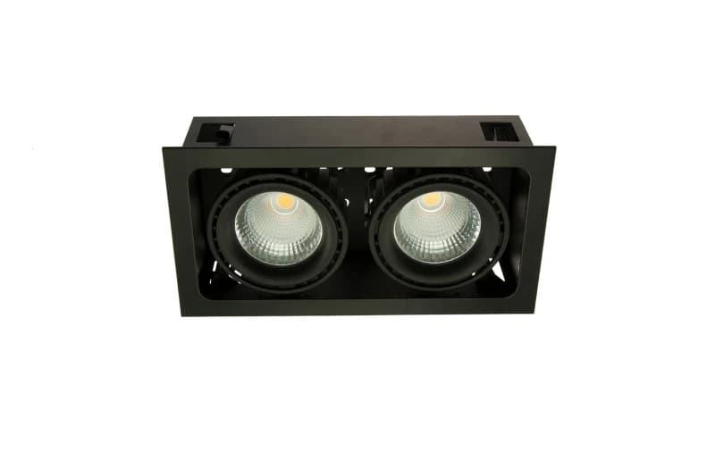 MacBright LED Downlighter | 40W 3000K 3.942Lm | IP20 | DALI Dimbaar | Squat 2-LED