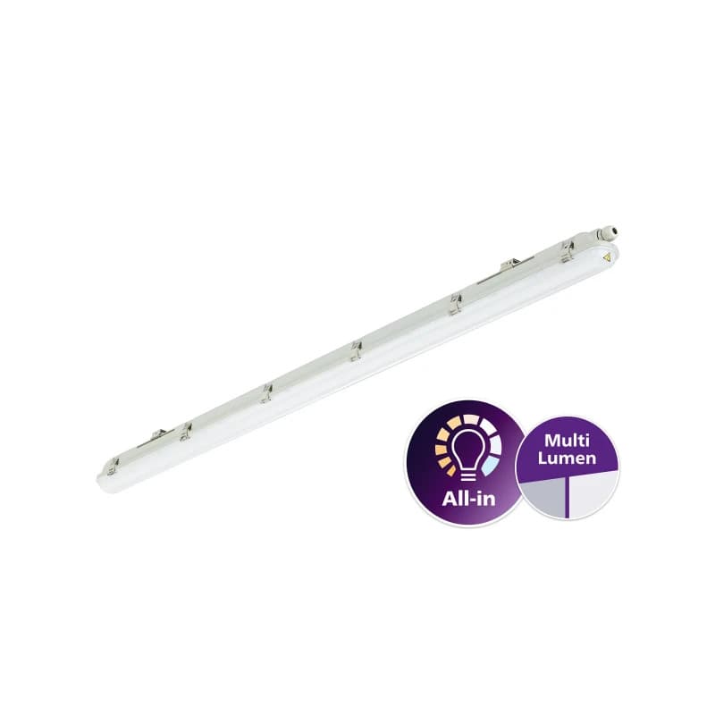 Philips LED Armatuur Waterdicht 150cm | 53W 4000K 6800Lm 840 | IP65 | Ledinaire