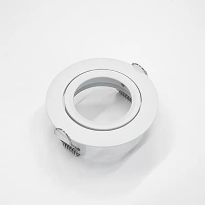Prolumia Onderdeel | Downlight ring, rond verdiept,ø85(ø79)mm,echt wit, Kantelbaar, lage U | 42180189