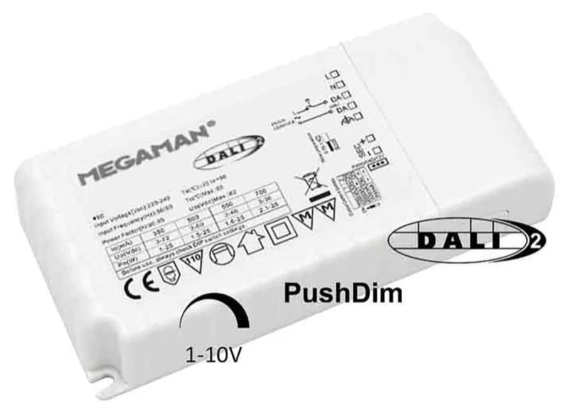 Megaman LED Driver | 350mA/700mA 3W/25W 9V/58V | DALI 1-10V Dimbaar IP20 | MM11459 thumbnail 2