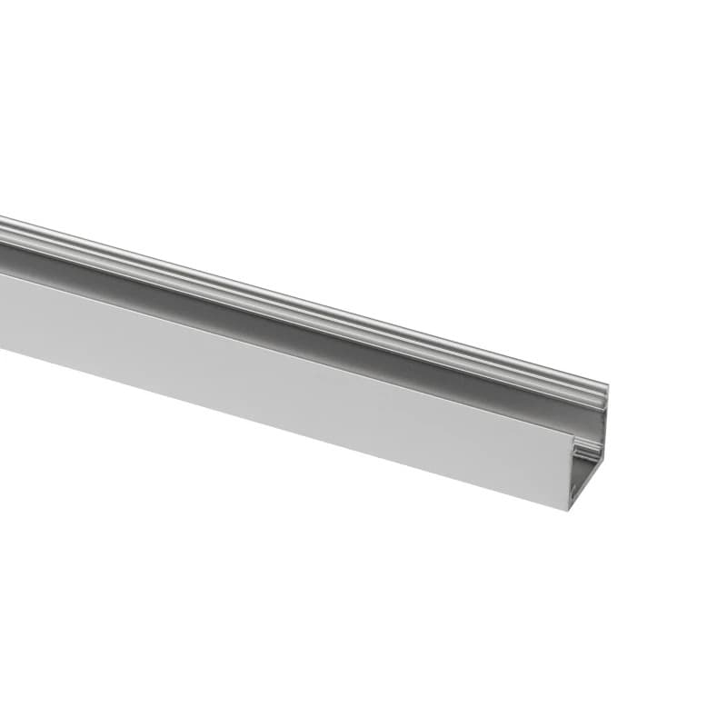 Prolumia Aluminium profiel 3m, mat satijn, Opbouw, 25mm, geanodiseerd | 46291303