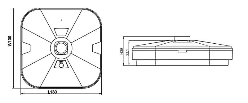 Megaman LED Noodverlichtingsarmatuur | 3W 6000K 240lm | IP54 Plafondopbouw | MM11365 thumbnail 2