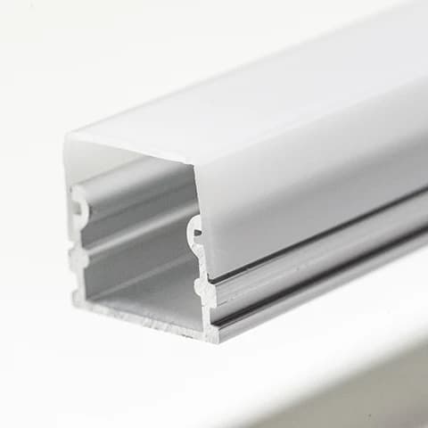 Prolumia Aluminium profiel 2m, Opbouw, 21mm | 46291150