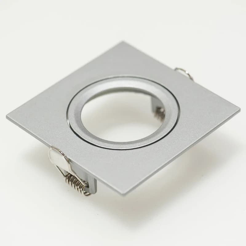 Prolumia Onderdeel | Downlight ring, vierkant 88(76)mm, zilver | 42180142