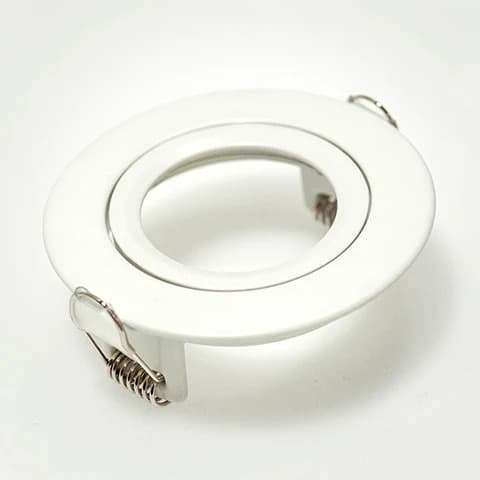 Prolumia Onderdeel | Downlight ring, rond 88(76)mm, puur wit kantelbaar | 42180119