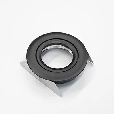 Prolumia Onderdeel | Downlight ring, rond verdiept,ø85(ø79)mm, zwart, Kantelbaar, lage UGR | 42180251