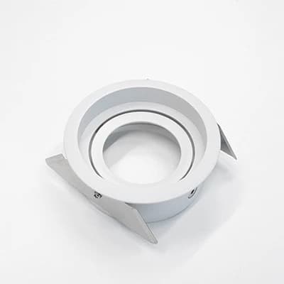 Prolumia Onderdeel | Downlight ring, rond verdiept,ø85(ø79)mm,echt wit, Kantelbaar, met bl | 42180269