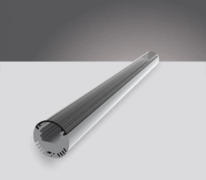 Prolumia Al profiel, rond/1m, Melkwitte lens | 46290131