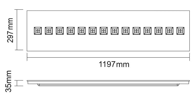 Megaman LED Inbouwarmatuur | 30W 4000K 3500lm 840 | IP20 | MM07844 thumbnail 2