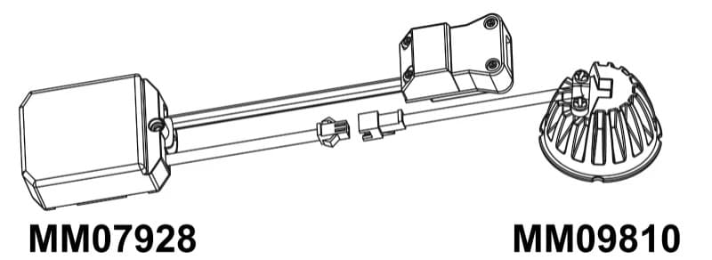 10x Megaman LED Lamp | 6W 1800K/3000K 15V/19V | 918/930 36° Dimbaar | MM09810 thumbnail 2