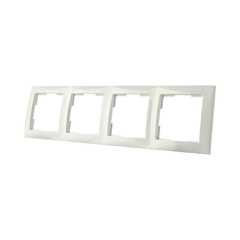 Ion Industries Afdekraam | 4-voudig E1 Alpin Wit | IP20 thumbnail 2