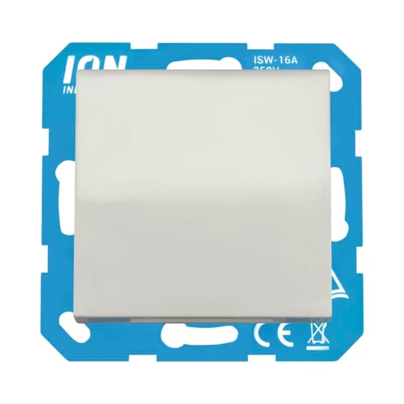 Ion Industries Wandcontactdoos | RA met Klapdeksel en Aanraakbeveiliging V1/J1 Mat Alpin Wit thumbnail 2