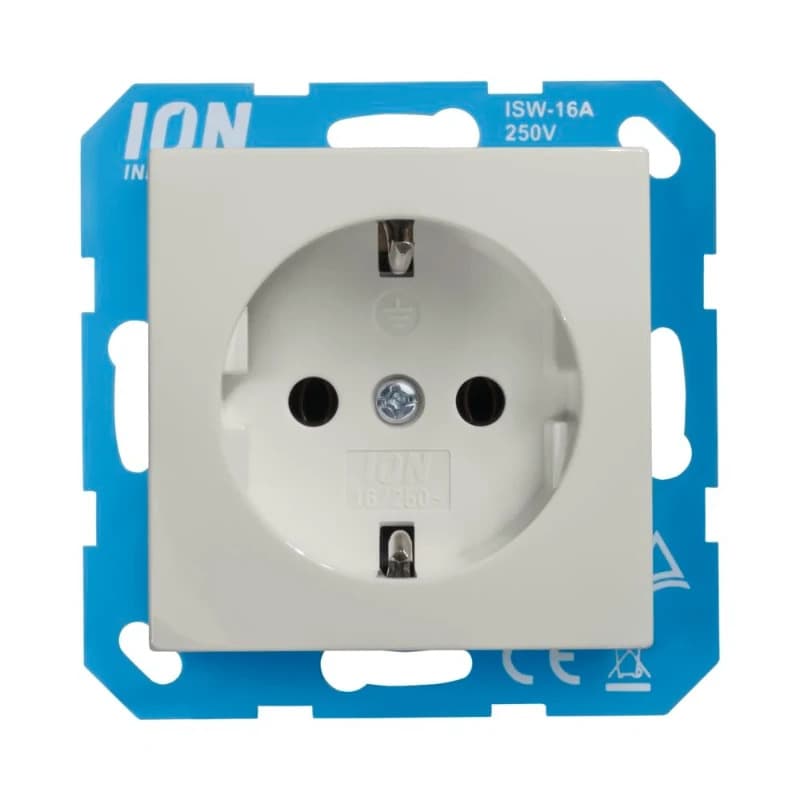 Ion Industries Wandcontactdoos | RA E1 Alpin Wit thumbnail 2