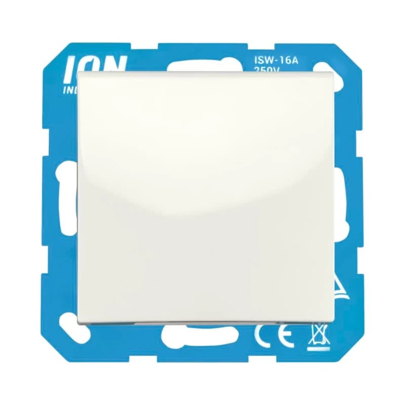 Ion Industries Wandcontactdoos | RA met Klapdeksel en Aanraakbeveiliging E1 Alpin Wit thumbnail 2