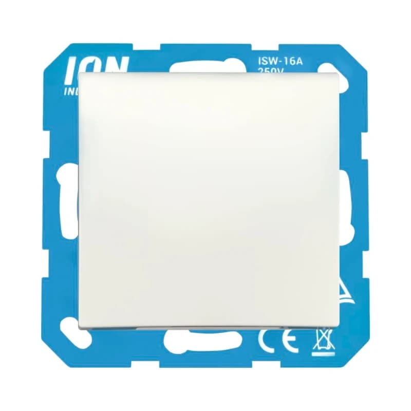 Ion Industries Wandcontactdoos | RA met Klapdeksel IP44 E1 Mat Alpin Wit thumbnail 2