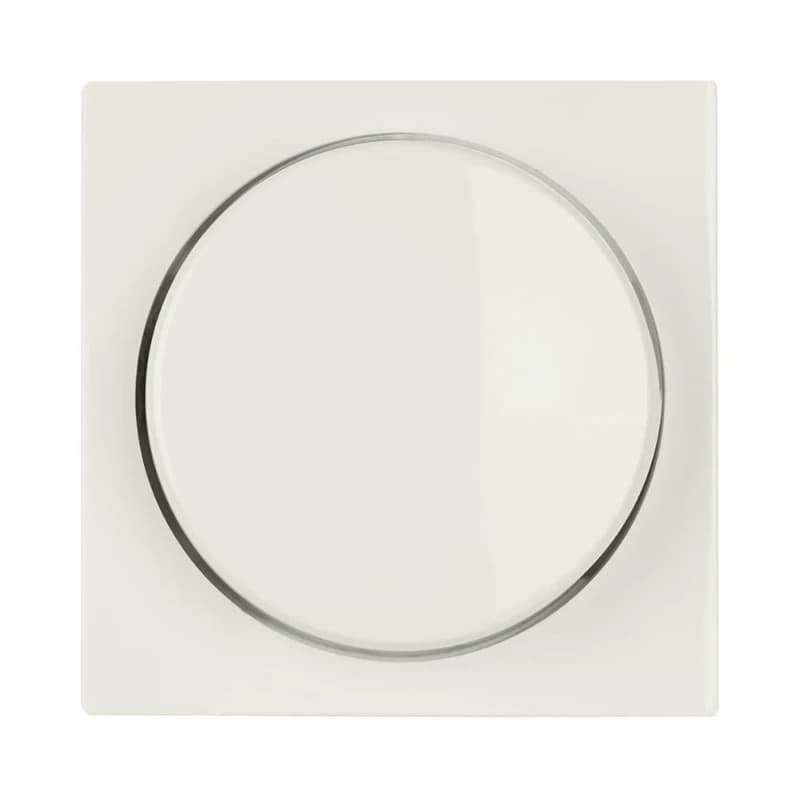 Ion Industries Centraalplaat | Dimmerknop Enkelvoudig V1/J1 Alpin Wit | IP20 thumbnail 2