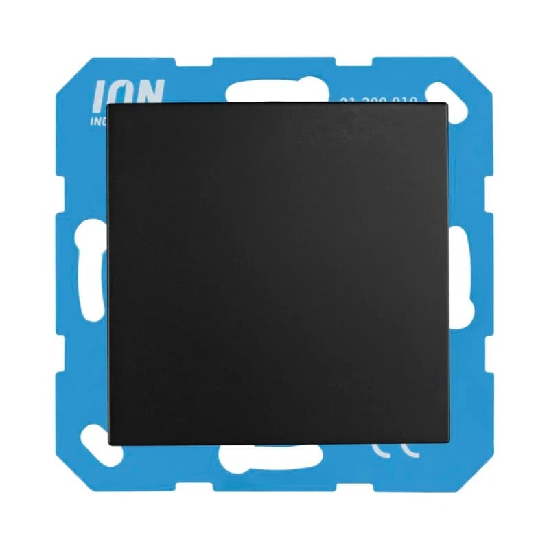 Ion Industries Blindplaat | E1 Mat Zwart | IP20