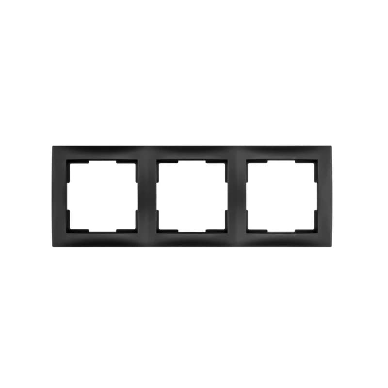 Ion Industries Afdekraam | 3-voudig E1 Mat Zwart | IP20 thumbnail 2