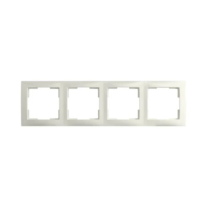 Ion Industries Afdekraam | 4-voudig E1 Alpin Wit | IP20