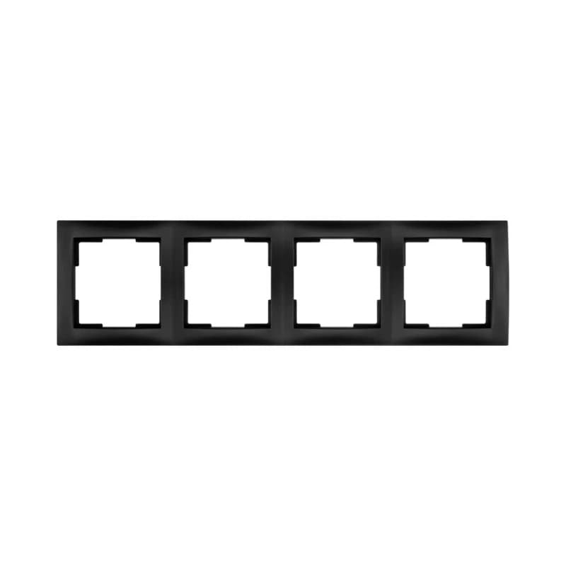Ion Industries Afdekraam | 4-voudig E1 Mat Zwart | IP20 thumbnail 2