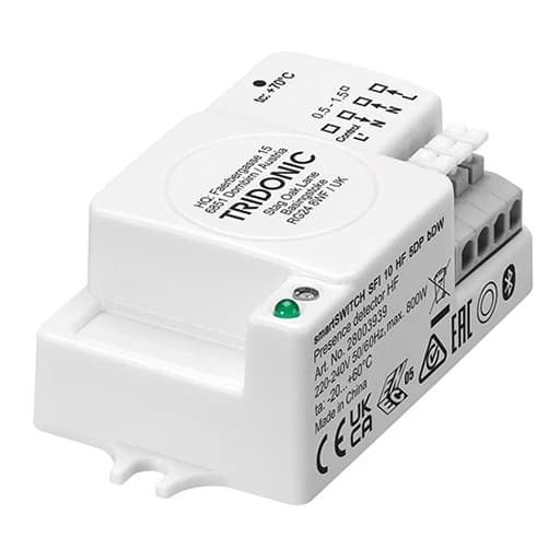 Tridonic Lichtregelsysteemcomponent | Tridonic smartSWITCH SFI 10 HF 5DP bDW