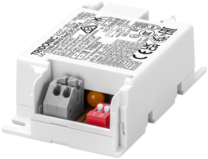 Tridonic LED Driver | 250mA/400mA 6W/16.8W 24V/42V | IP20 87501082