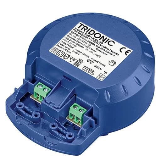Tridonic LED Driver | 530mA 15.6W/18.5W 29.43V/34.91V | IP20 28002239