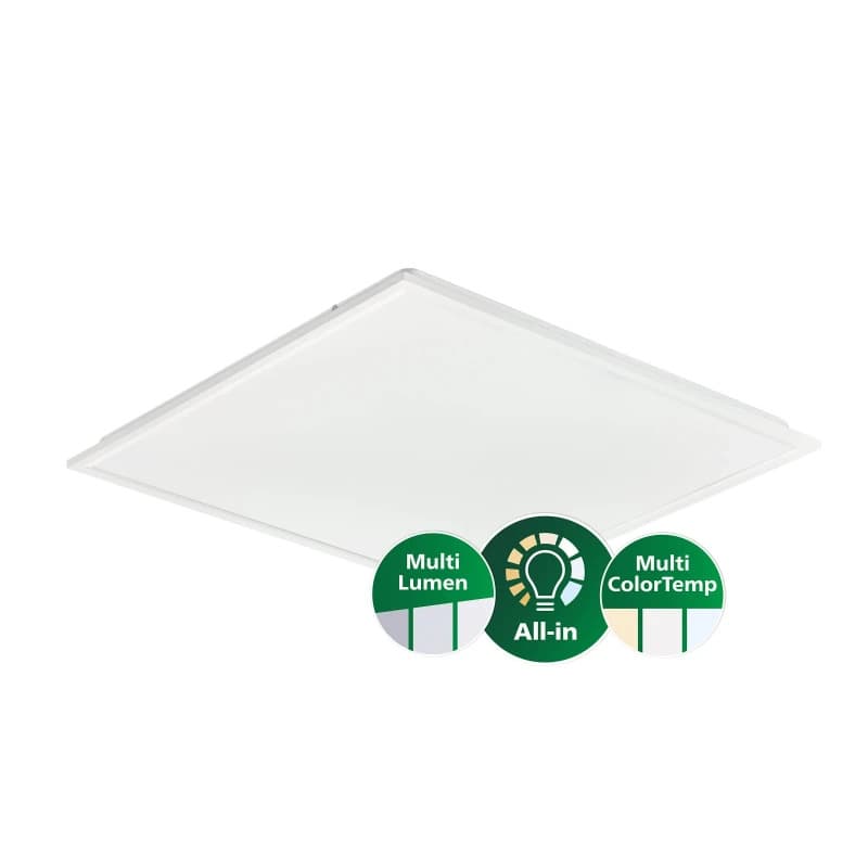 Philips LED Paneel 60X60cm | 31W 3000K/4000K 4300Lm 830/840 | IP20 DALI Dimbaar | CoreLine