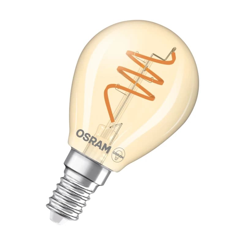Osram E14 LED Lamp | 4.9W Goud 2200K 220V/240V 922 470Lm | 300° Dimbaar