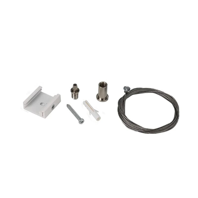 Powergear Onderdeel | | 1-phase track ceiling mount with 1,5m wire White | PRO-N149-W