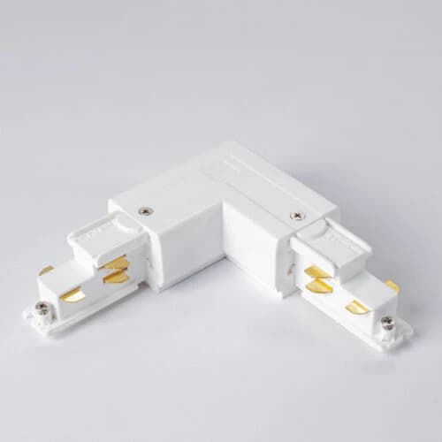 Powergear Onderdeel | 3-fasen rails L Connector Rrechts DALI 3 Circuit Wit | PRO-D635 R-W