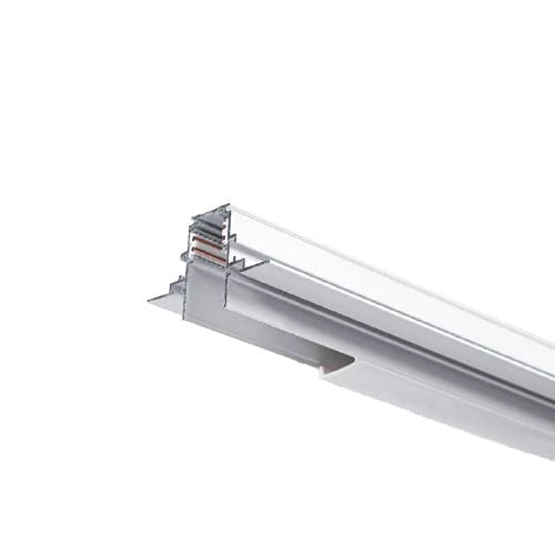 Powergear Spanningsrail | 48V Track 1 M 48V track (1000mm) recessed White | PRO-RN110-W-PT