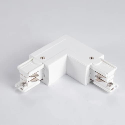 Powergear Onderdeel | 3-fasen rails L Connector Links DALI 1-circuit Wit | PRO-D435 L-W