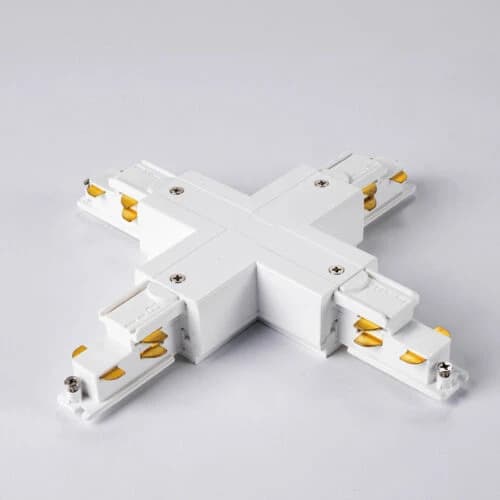 Powergear Onderdeel | 3-fasen rails X Connector DALI 3 Circuit Wit | PRO-D637-W