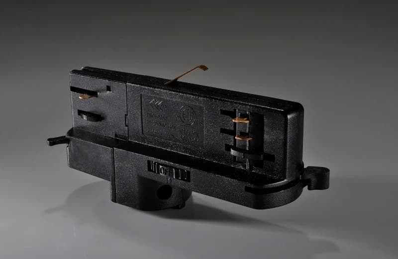 Powergear Onderdeel | 3-fasen rails adapter DALI 3 Circuit Zwart | PRO-D680-B