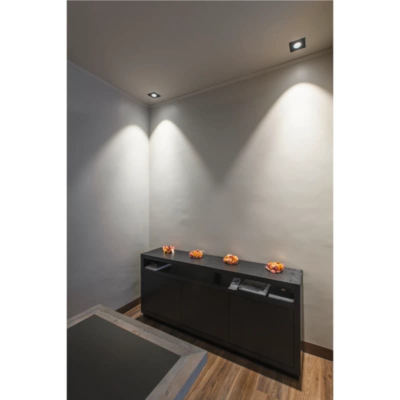 SLV Onderdeel | NEW TRIA® 75 | plafondinbouwring | L: 9 B: 9 H: 2.6 cm | IP20 | zwart thumbnail 2