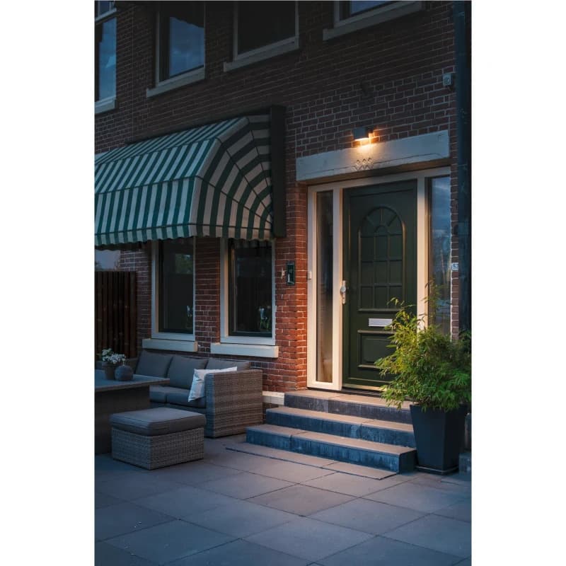 SLV LED Wandlamp | 7W 3000K/4000K 570lm 830/840 | IP65 Wit | L-LINE