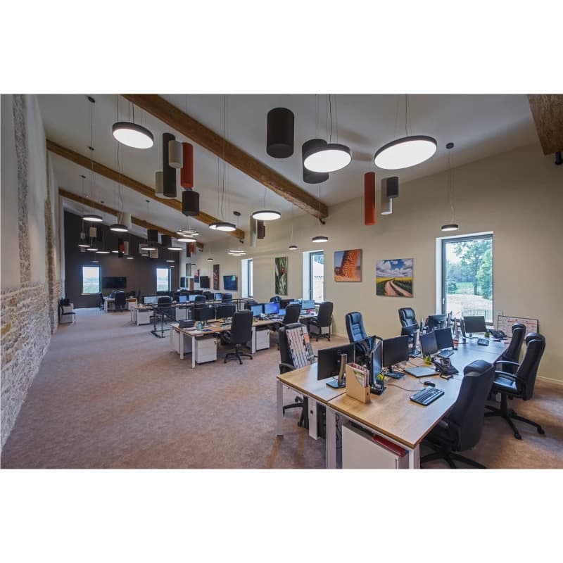 SLV LED Plafond- Wandlamp | 75W 3000K/4000K 9400lm 930/940 | IP50 DALI Dimbaar | MEDO