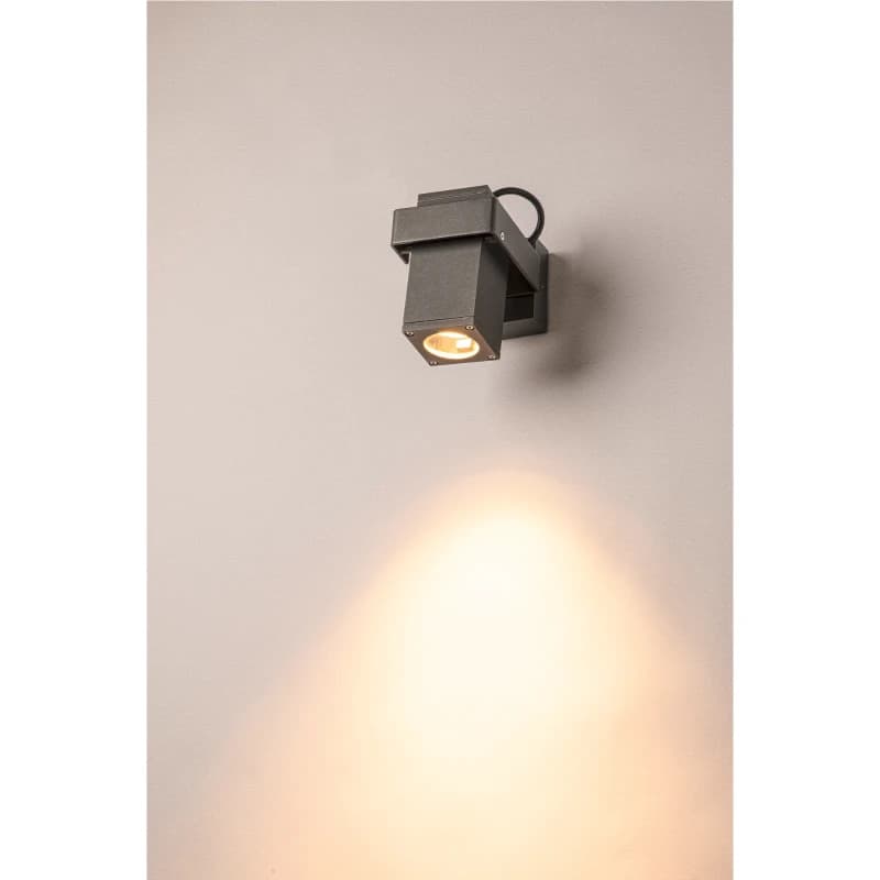 SLV LED Plafond- Wandlamp | 1X GU10 Max 7W  | IP65 Dimbaar | THEO