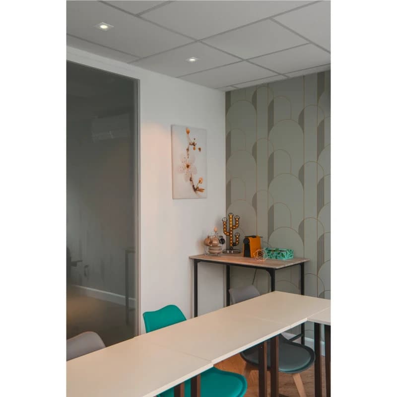 SLV Onderdeel | NEW TRIA® 75 | plafondinbouwring | L: 9 B: 9 H: 2.6 cm | IP20 | wit