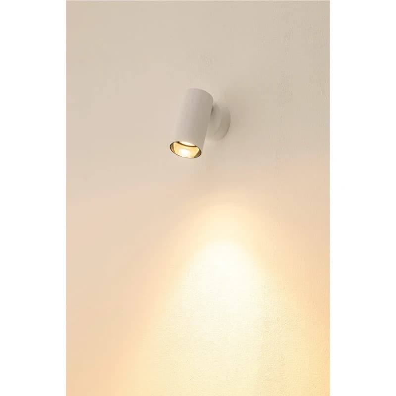 SLV LED Plafond- Wandlamp | 1X GU10 Max 10W  | IP20 Dimbaar Wit | KAMI thumbnail 2
