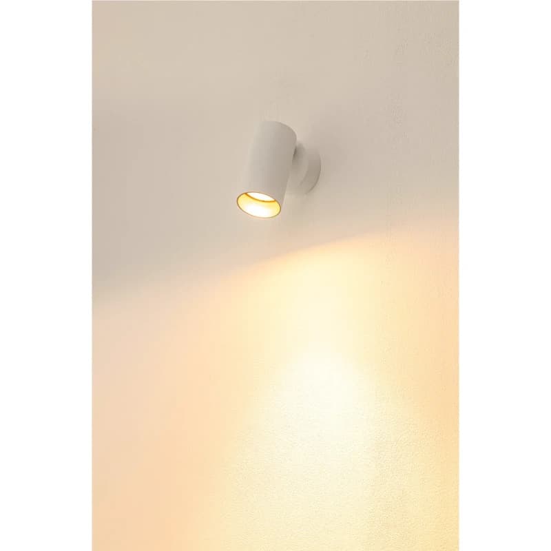 SLV LED Plafond- Wandlamp | 1X GU10 Max 10W  | IP20 Dimbaar Wit | KAMI thumbnail 2