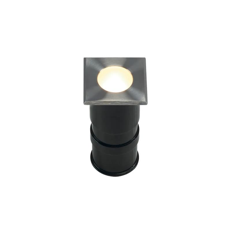 SLV LED Grondspot Vierkant | 1W 3000K 45lm 930 IP67 | POWER TRAIL-LITE