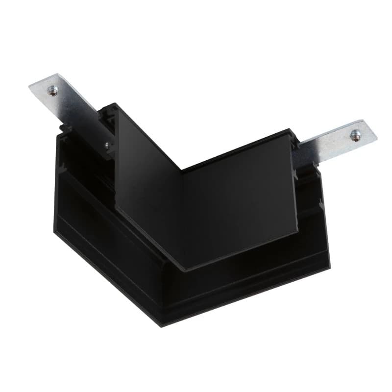 SLV Onderdeel | L-verbinder mechanisch | 48V TRACK | voor opbouwrail diep | rechts | zwart