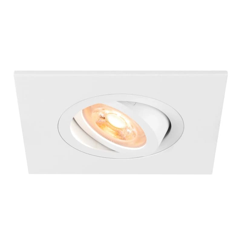 SLV LED Inbouwarmatuur Vierkant | 1X GU10 Max 10W IP20 | Dimbaar | NEW TRIA