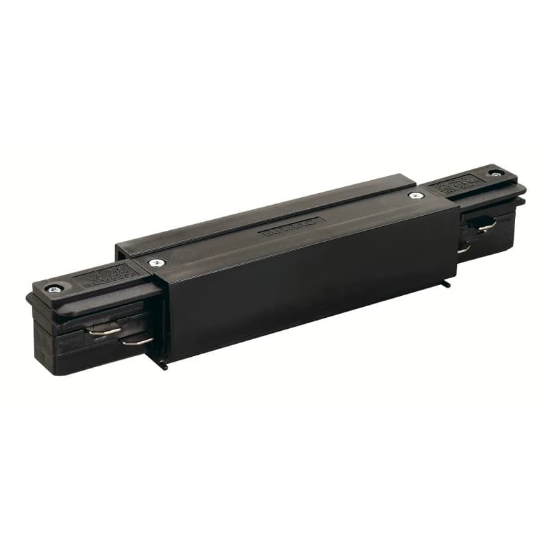 SLV Onderdeel | EUTRAC langsverbinder met voedingsmogelijkheid, zwart | EUTRAC SYSTEM