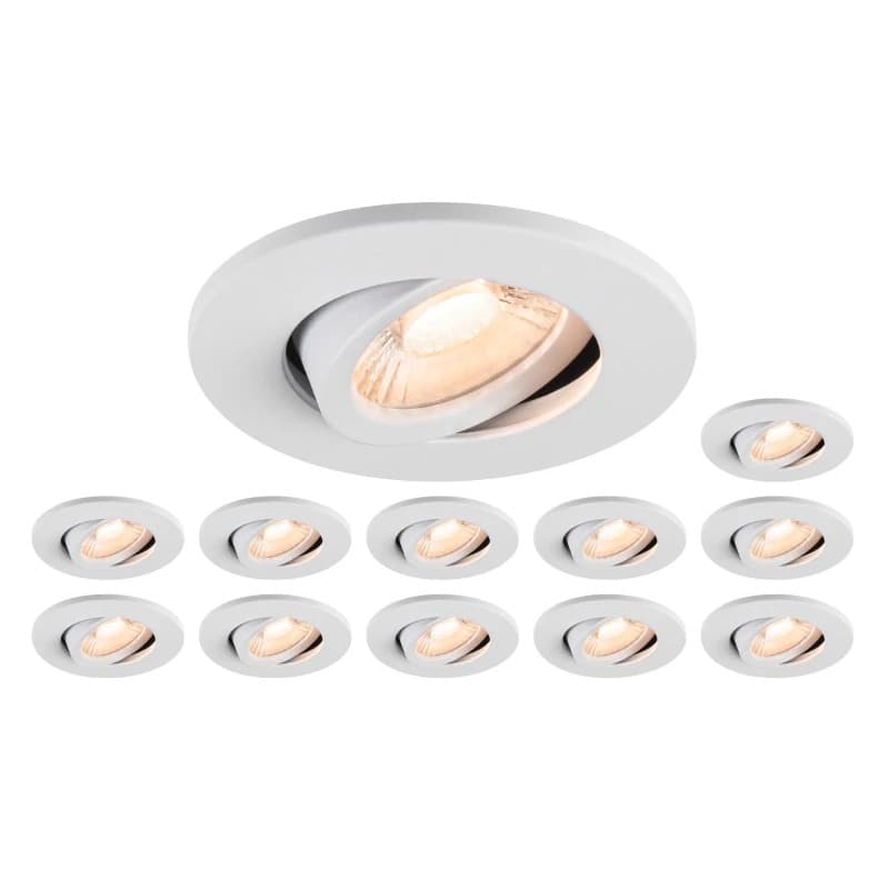 SLV LED InbouwarmatuurØ68mm | 8W 2700K/3000K IP20 | Dimbaar | UNIVERSAL DOWNLIGHT