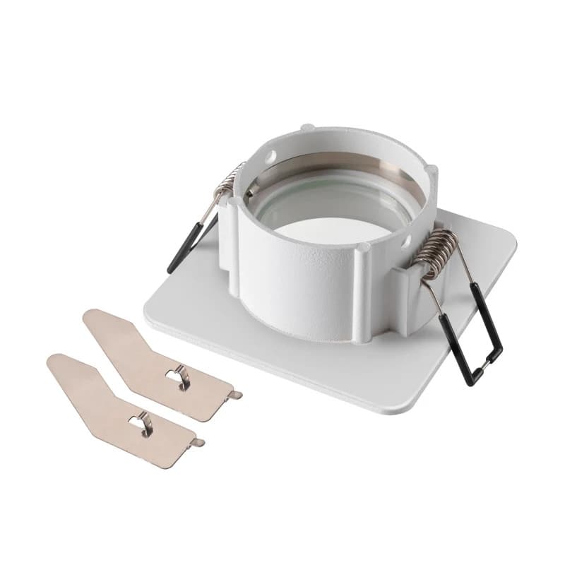 SLV Onderdeel | NEW TRIA® 68 | plafondinbouwring | L: 8.2 B: 8.2 H: 3.4 cm | IP 65 | wit thumbnail 2